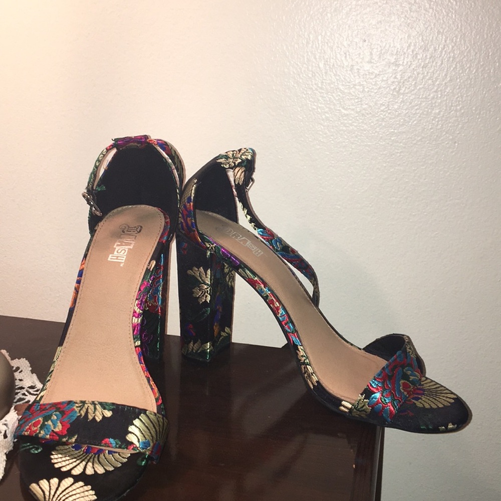 Floral heels